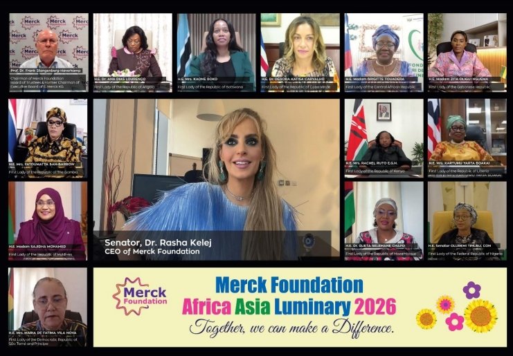 Screenshot 20260620 213219 Merck Foundation Chairman & CEO, and 12 First Ladies of Africa and Asia inaugurate the 13th Merck Foundation Africa Asia Luminary 2026