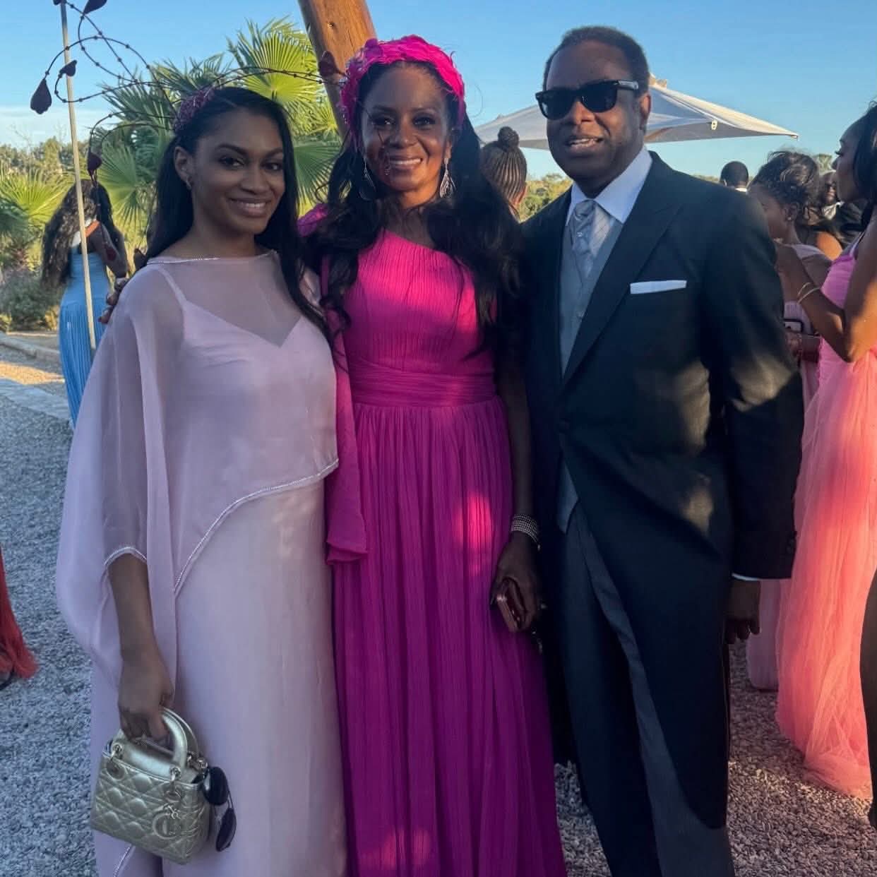 donna donald duke wedding 4 Photos from Donald Duke's daughter's white wedding in Greece