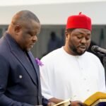 Governor Otu swears in 2 commissioners, reshuffles cabinet
