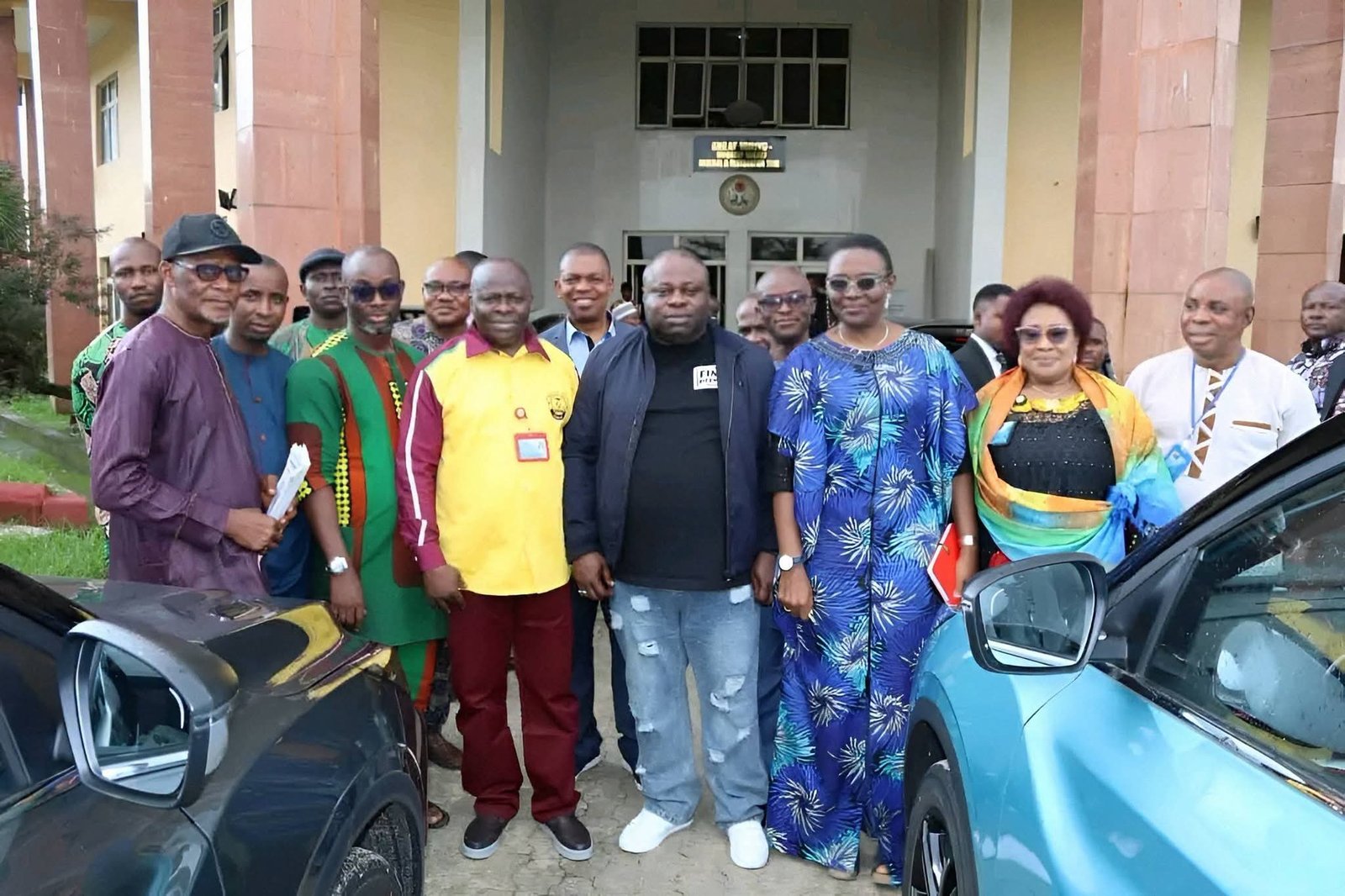 FB IMG 1784966687782 UNIUYO Vice Chancellor Hands Over 10 New Official Vehicles to Top Management Staff