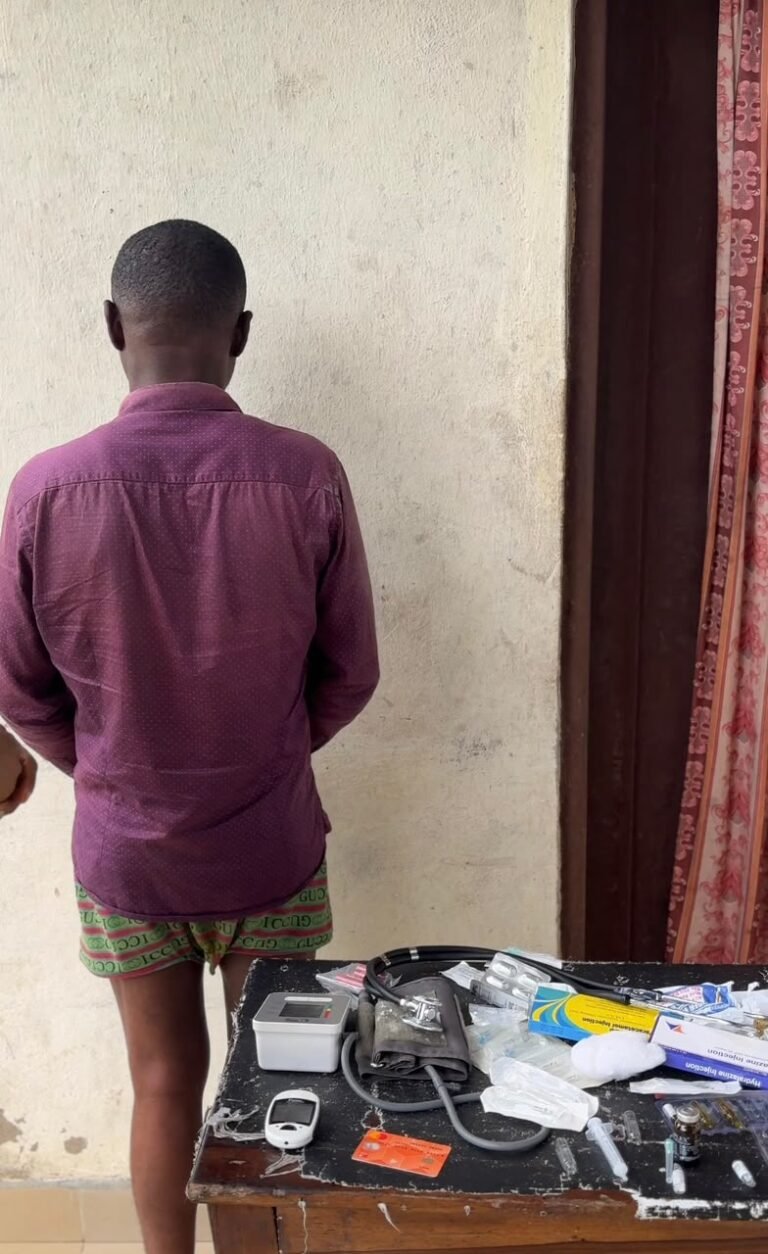 “I wanted to raise money to go back to medical school again,” says fake doctor arrested for quackery, employment scam in Calabar