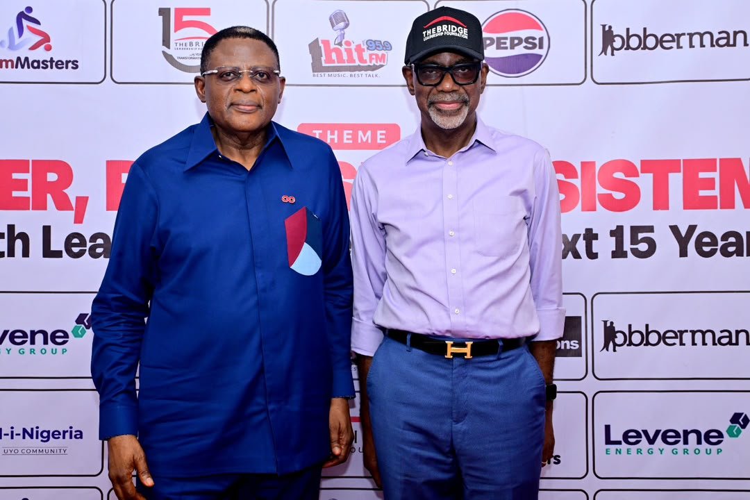 imoke and otu Bridge Leadership Foundation Marks 15 Years of Youth Transformation as Otu Hails Imoke's Leadership Legacy