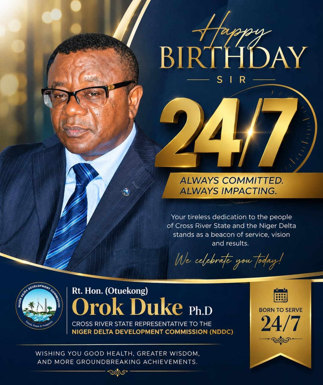 orok duke at 65 Rt. Hon. Orok Otu Duke @65: Celebrating Legacy of Service to Humanity