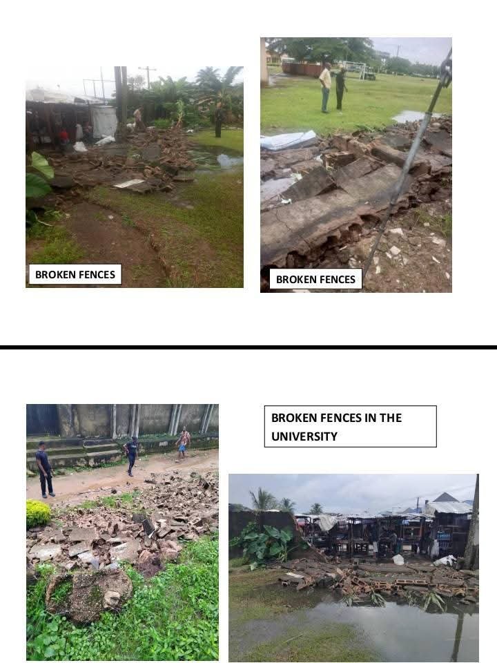FB IMG 1787686533058 UNICROSS VC seeks urgent relief for 24 staff families displaced by flood