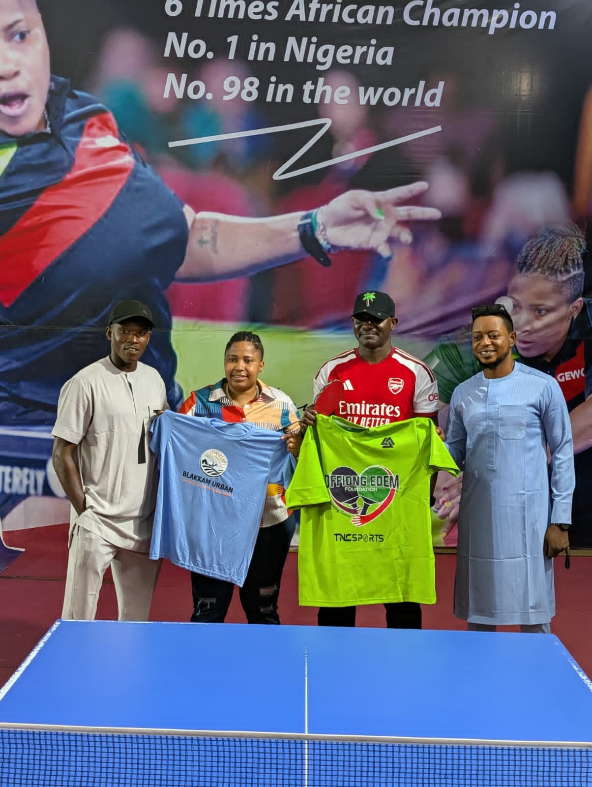 Okoi Arikpo Omini Partners Offiong Edem Foundation Ahead of Ugep Open Table Tennis Tournament and Calabar Championship