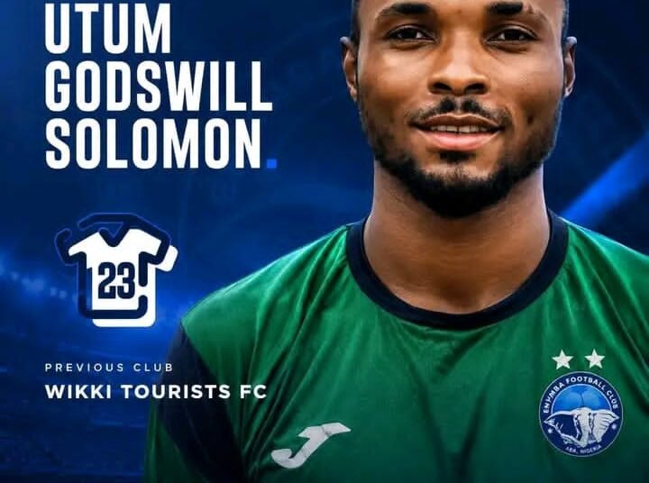Cross River-Born Utum Godswill Solomon Signs For Enyimba FC