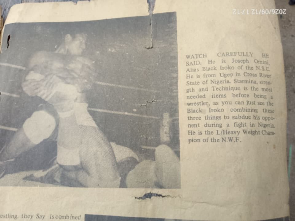 IMG 20260913 WA0005 Black Iroko: The Wrestling Legend From Ugep