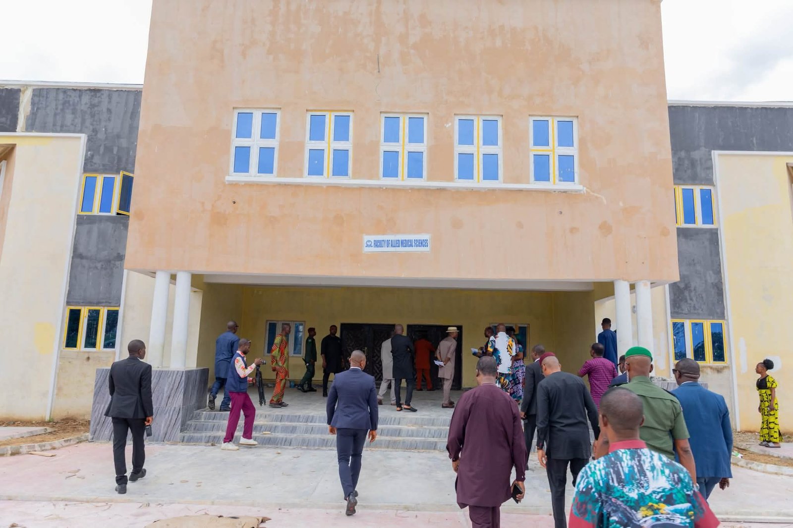 FB IMG 1792100153305 Governor Otu inspects NYSC temporary orientation camp in Akamkpa
