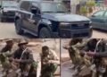 VIDEO: APC Youth Leaders Get Brand New 2026 Toyota Prado SUVs, While Nigerian Soldiers Soak Dry Bread In Dirty Pond To Eat