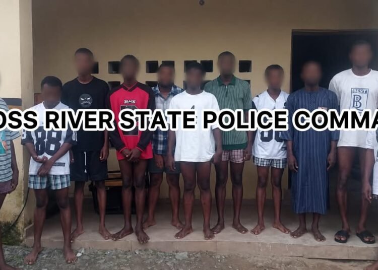 Police Arrest 11 Suspects Allegedly Carrying Out Cult Initiation Near UNICAL
