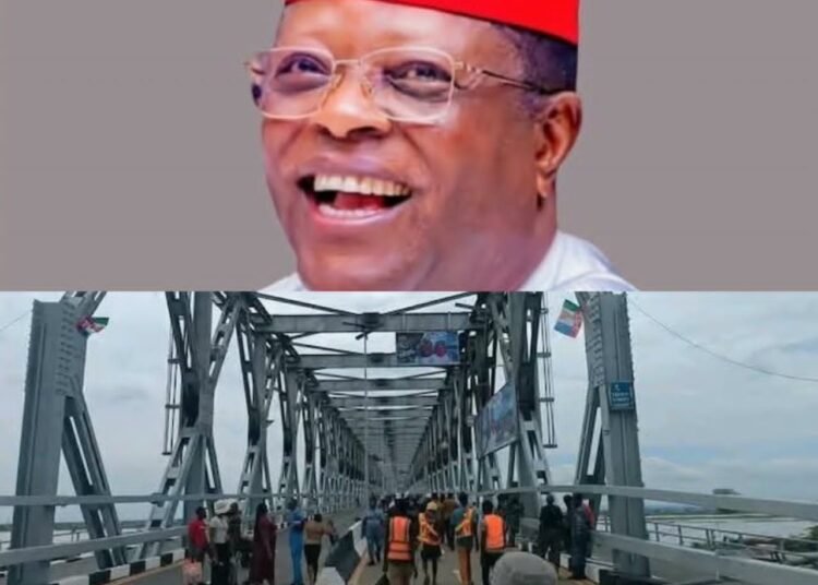 FG Reopens First Niger Bridge After 38 Days Closure, South-South Must Reward Tinubu By Voting For Him – Umahi